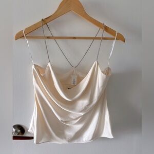 H&M Sparkly Strap Tank